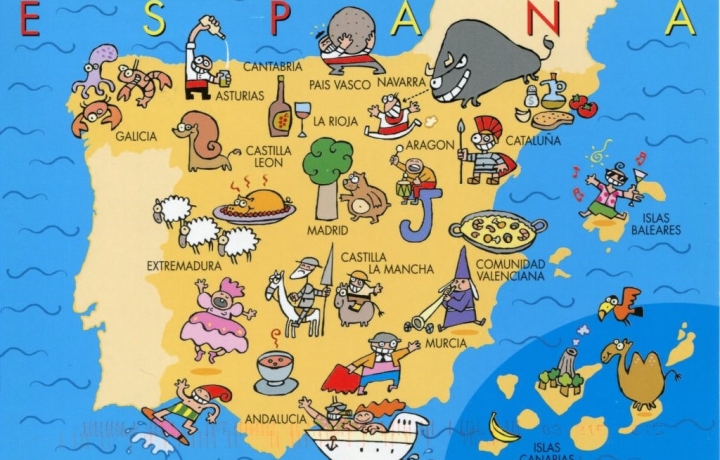 Influx of tourists to Spain