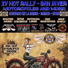 San Javier 15 de motorfiets Hot rally