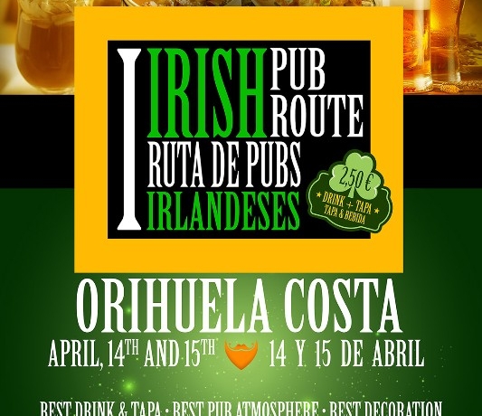 1st Irish Tapas Route in Orihuela Costa