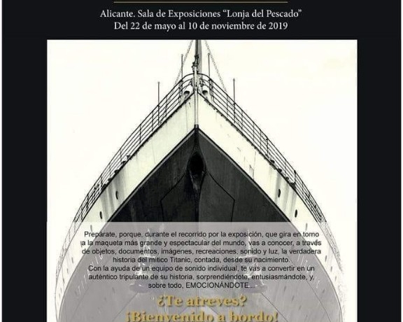 Titanic Exhibition comes to Alicante